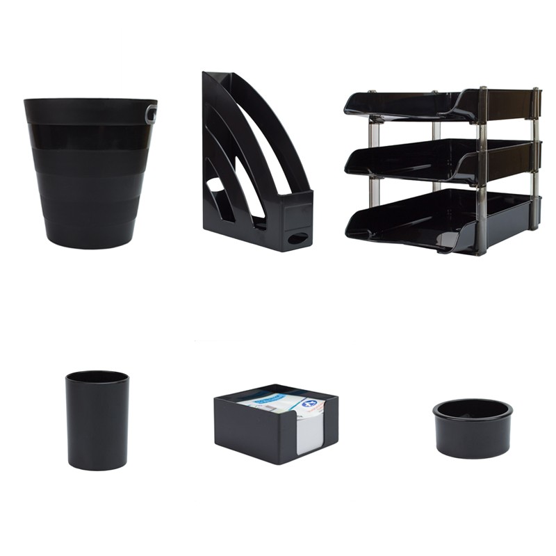 Set 8 accesorii pentru birou ARK Gri - imagine 14